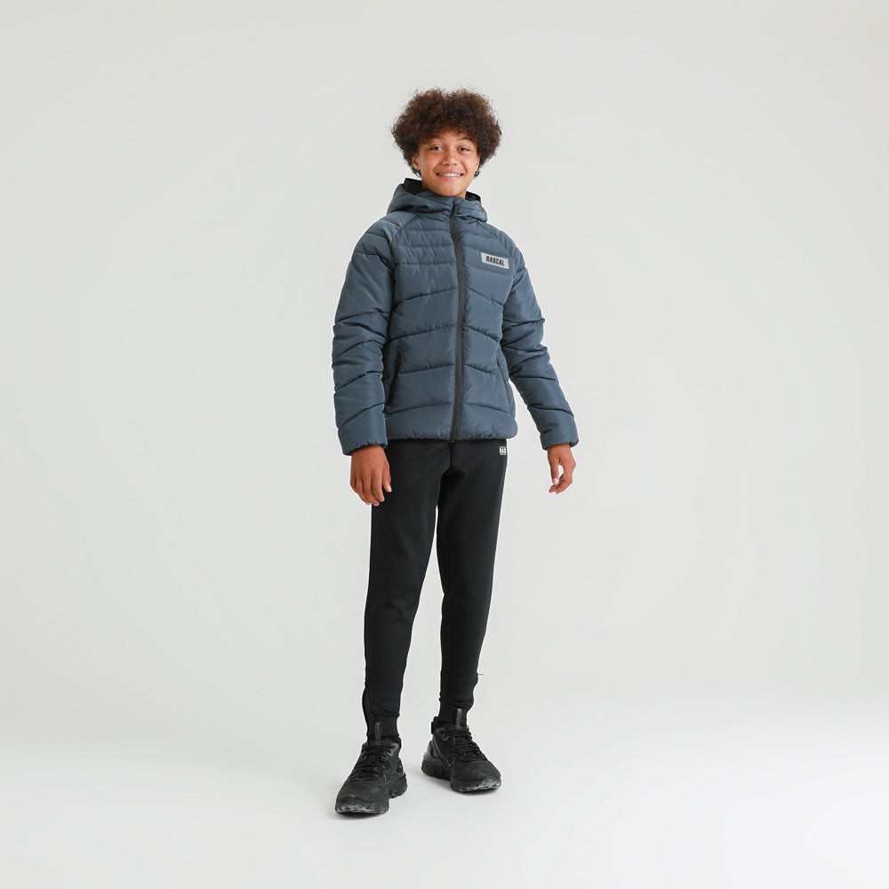 Juniors Vision Quilted Jacket  | Charcoal