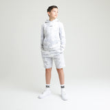 Juniors Tie Dye Hood | Light Grey