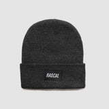Rascal Italic Logo Beanie | Charcoal