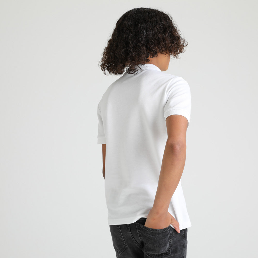 Juniors Essentials 2.0 Polo Shirt | White