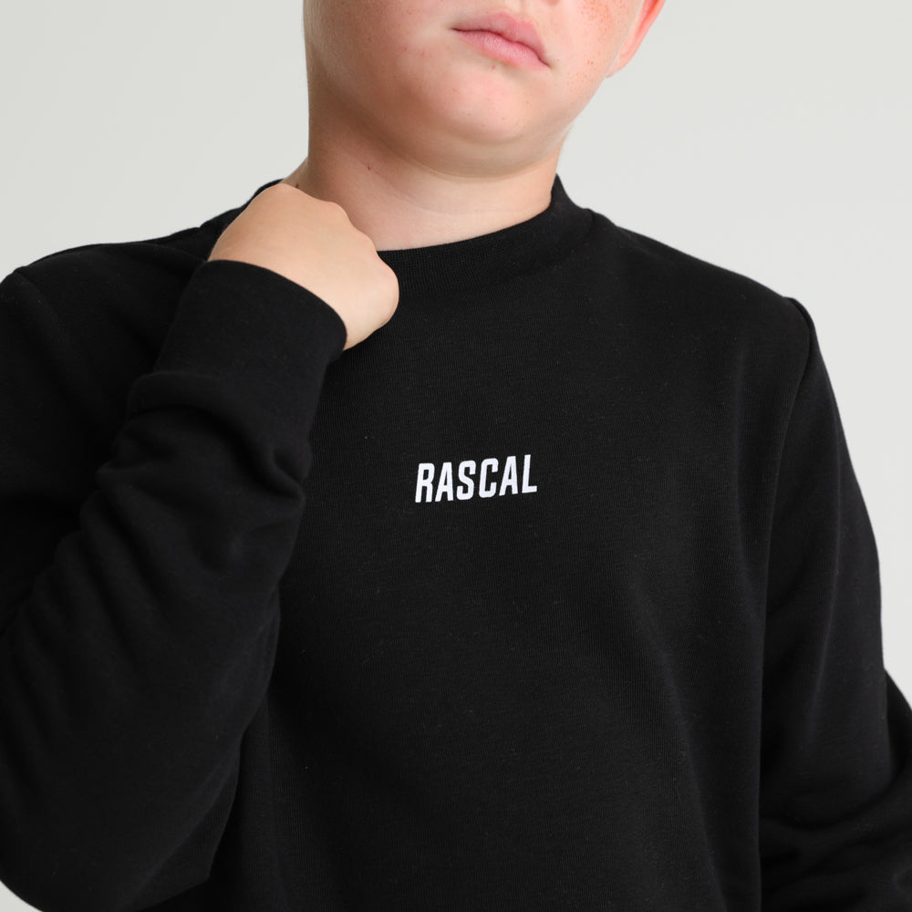 Boys Essentials 2.0 Crew Sweatshirt | Black