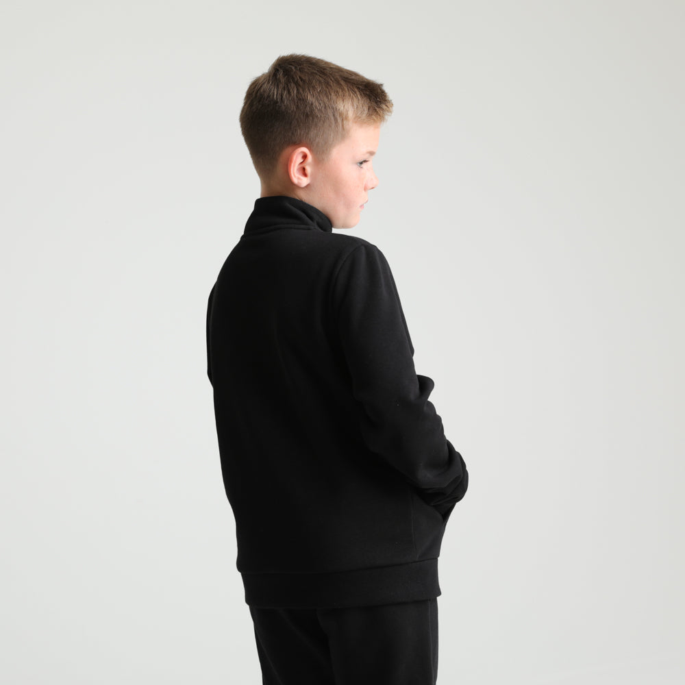 Juniors Essentials 2.0 Funnel Sweatshirt | Black