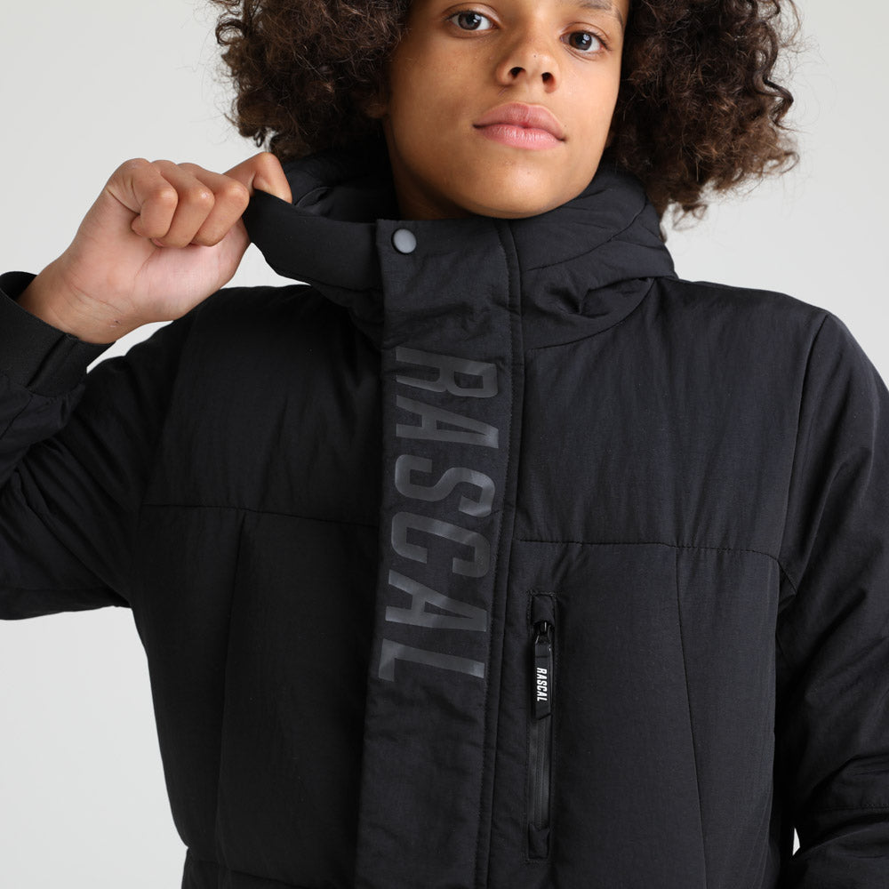 Juniors Matrix Padded Jacket | Black