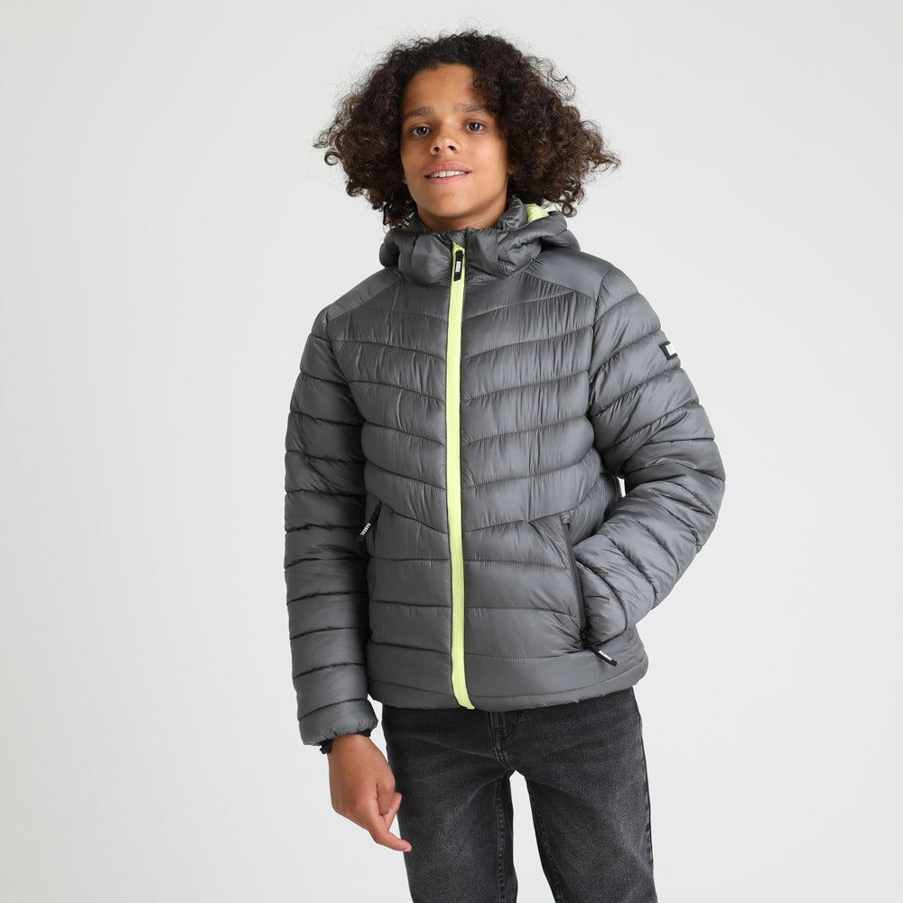 Boys Venture Mid Weight Jacket | Charcoal