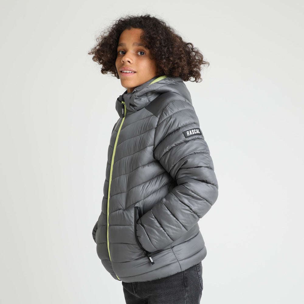 Juniors Venture Mid Weight Jacket | Charcoal & Rascal Clothing