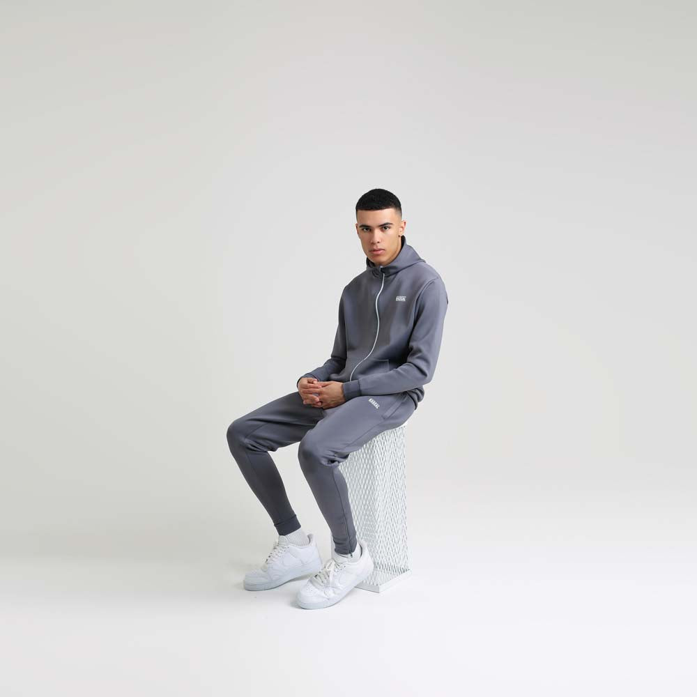 Mens Essential Poly Track Pant | Grey