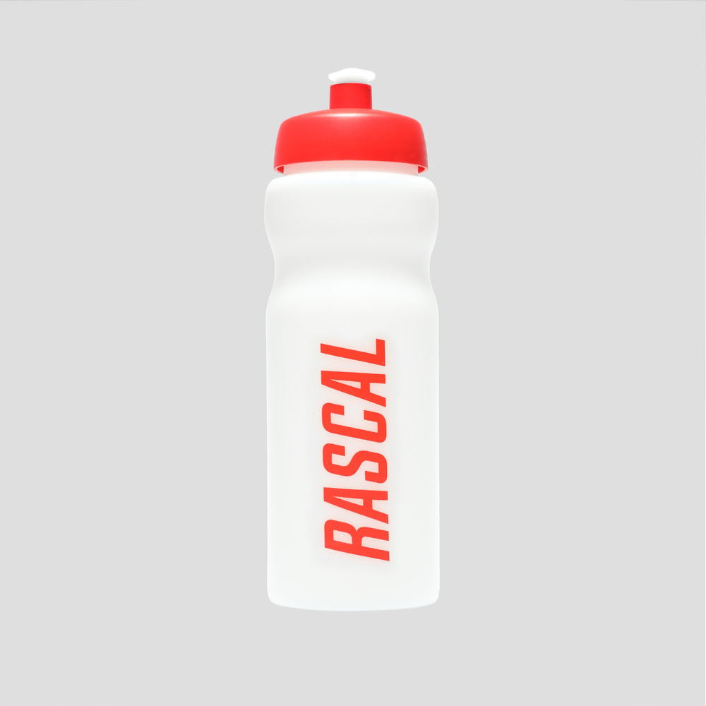 Rascal Italic Logo Bottle | Transparent Red 650ML