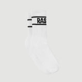 Rascal Large Logo 3PK Socks | White